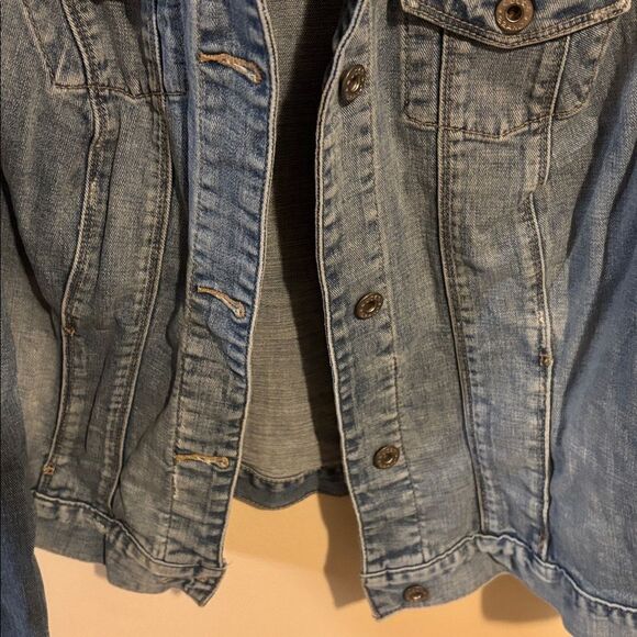 Lucky Brand Blue Denim Jacket size 1x - Picture 3 of 5